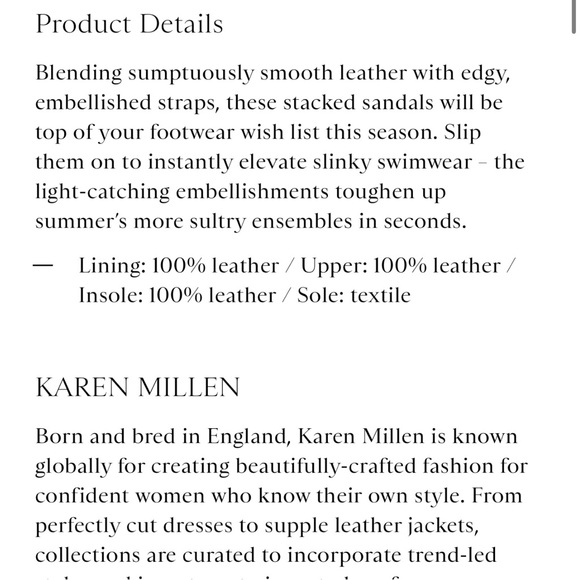 NWT Karen Millen USO Studded Mule Simone Leather Studded Strap Mule🔥 - Picture 12 of 13